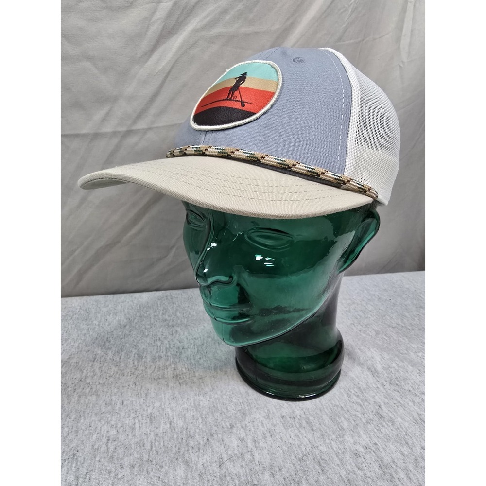 YOLO Board and Bike Paddle Man Corded Hat in blue and tan featuring a...